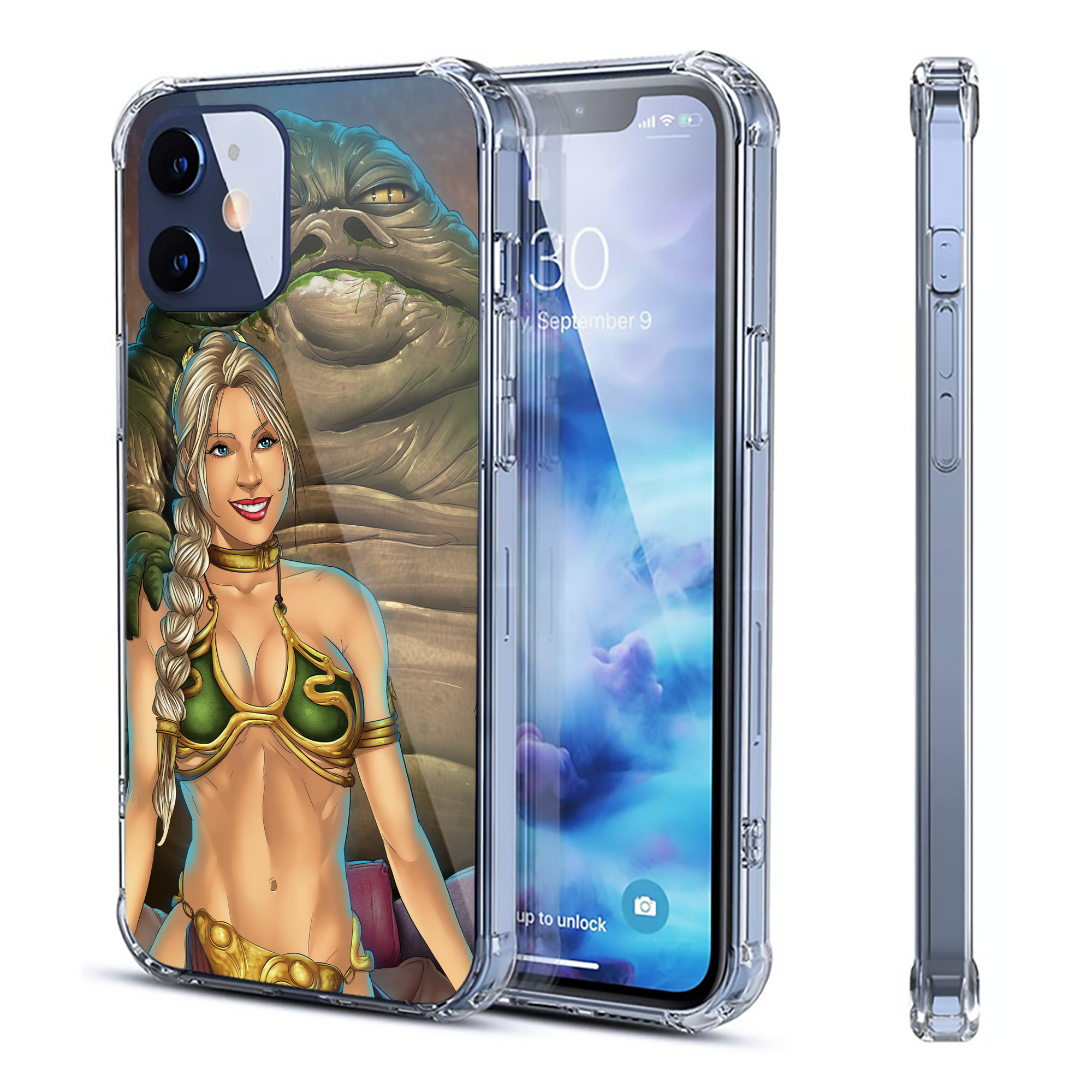 （画像用） スター・ウォーズ Star Wars 【iPhone 12シリーズ対応】透明スマホケース（クリアソフトケース）